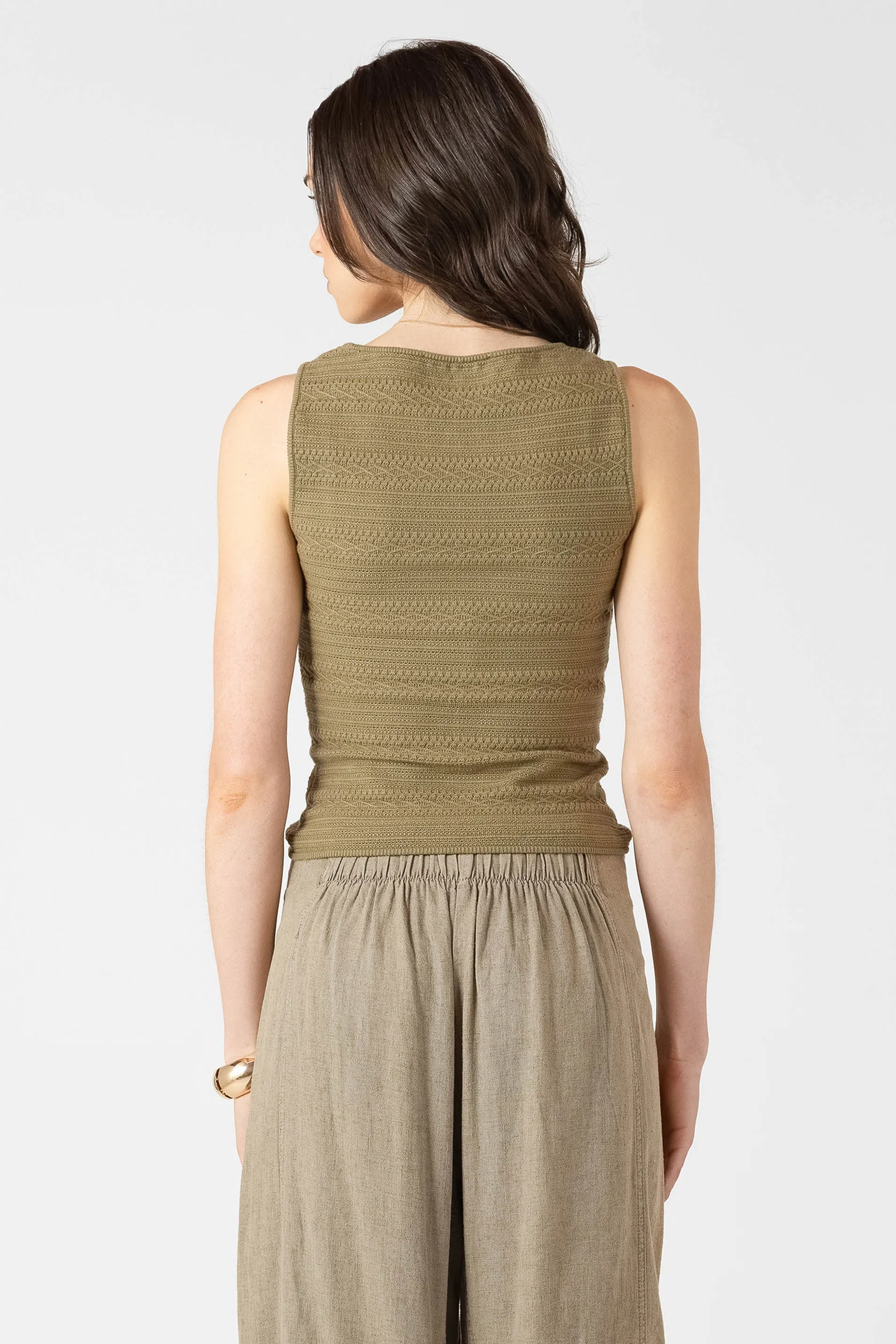 Squareneck Textured Tank sold by Dex product image thumbnail 2