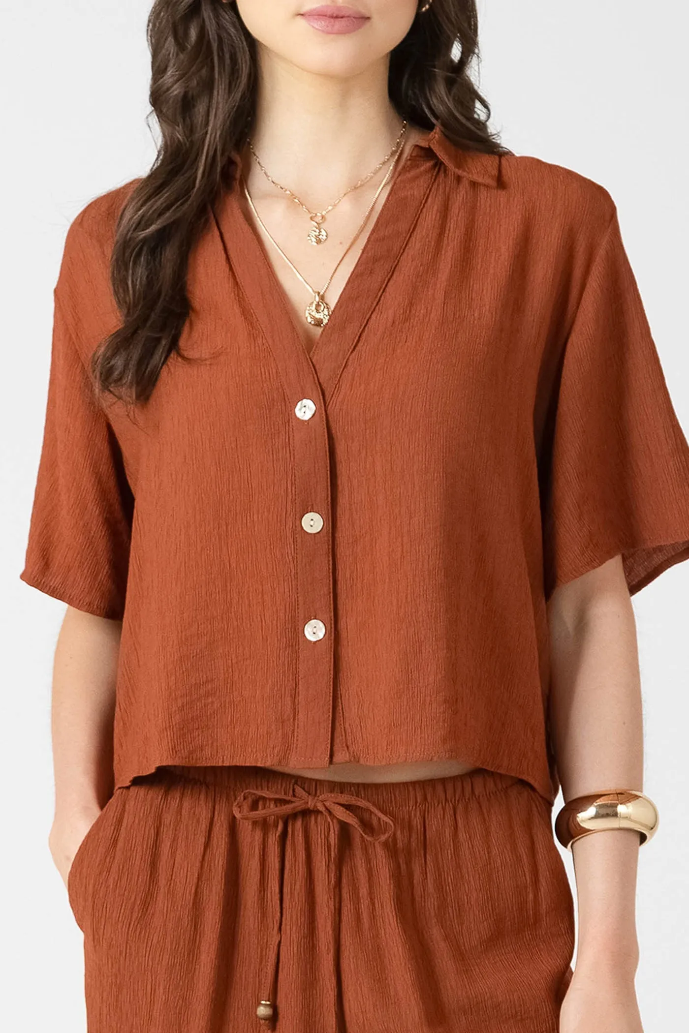 Short Sleeve Blouse sold by Dex product image thumbnail 3