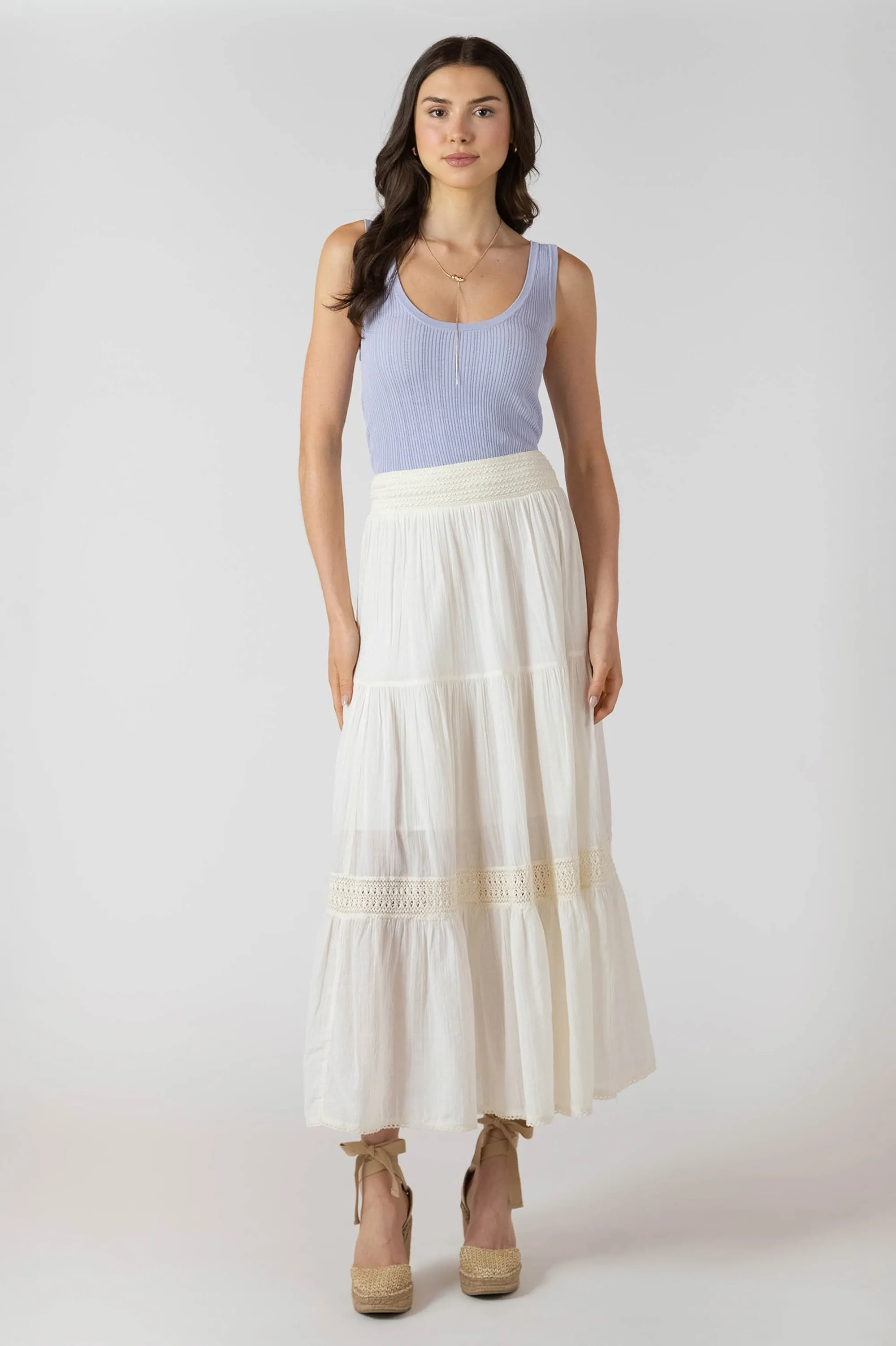 Crochet Maxi Skirt sold by Dex