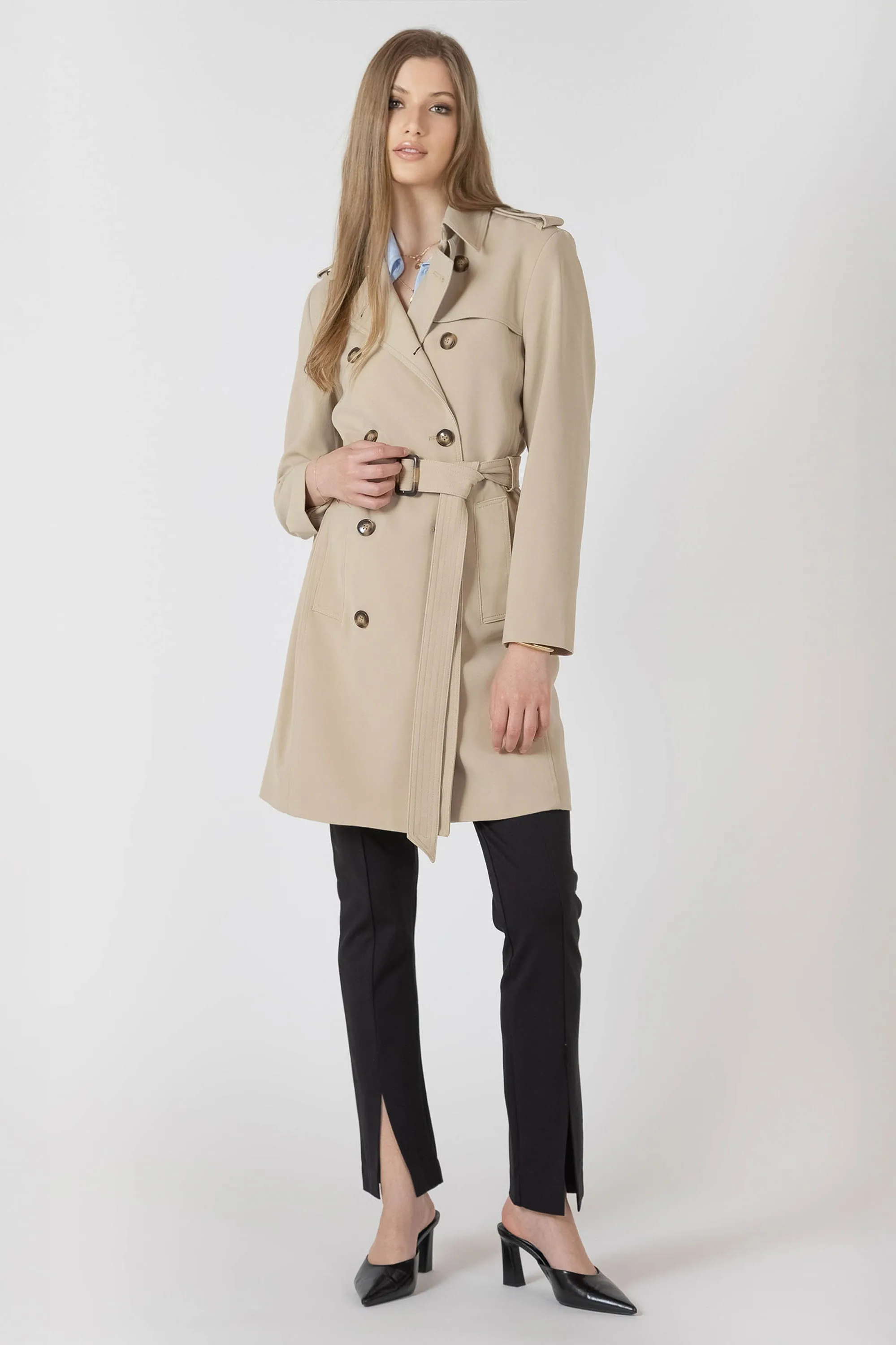 Belted Trench sold by Dex