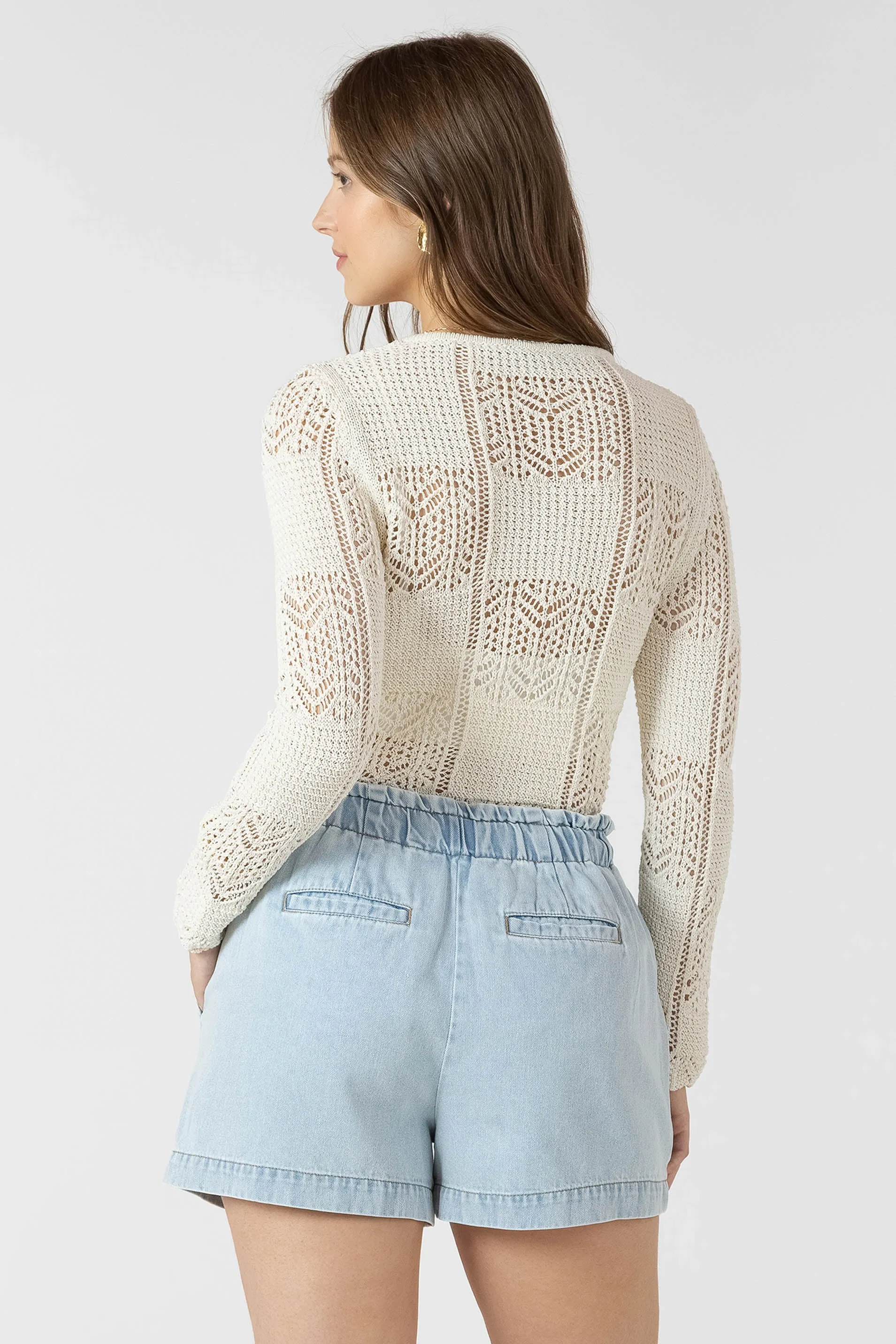 Pointelle Knit Cardigan sold by Dex product image thumbnail 2