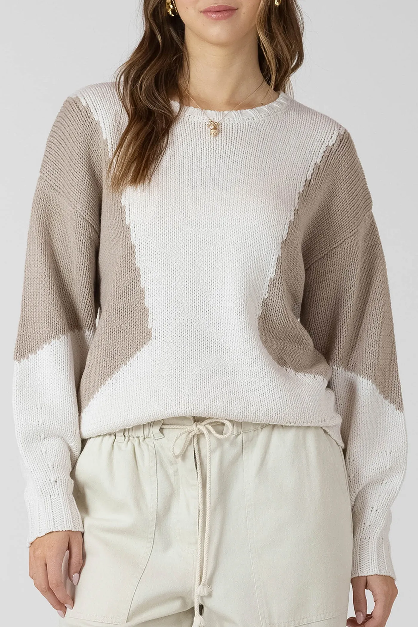 Colorblock Crewneck Sweater sold by Dex product image thumbnail 3