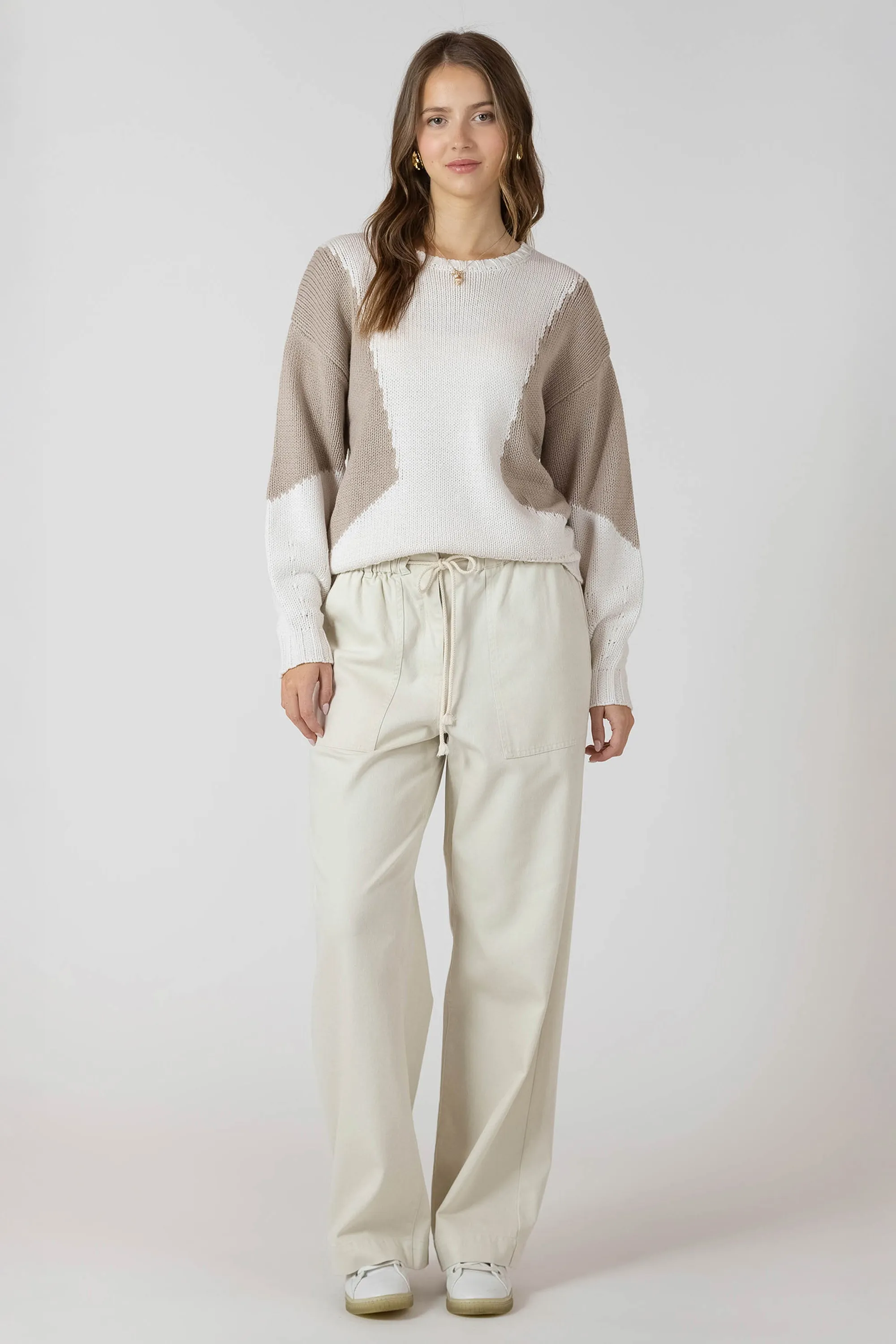 Colorblock Crewneck Sweater sold by Dex product image thumbnail 4