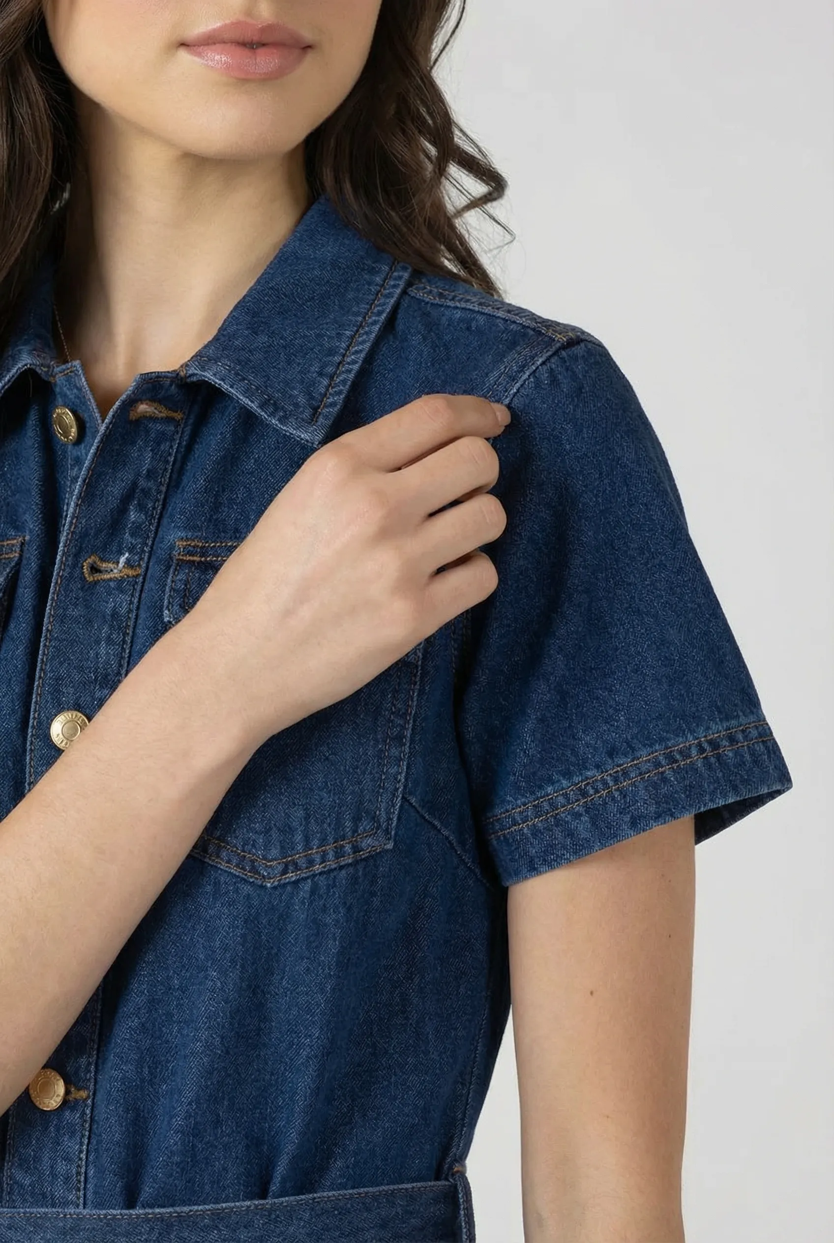 Belted Utility Romper sold by Dex product image thumbnail 3