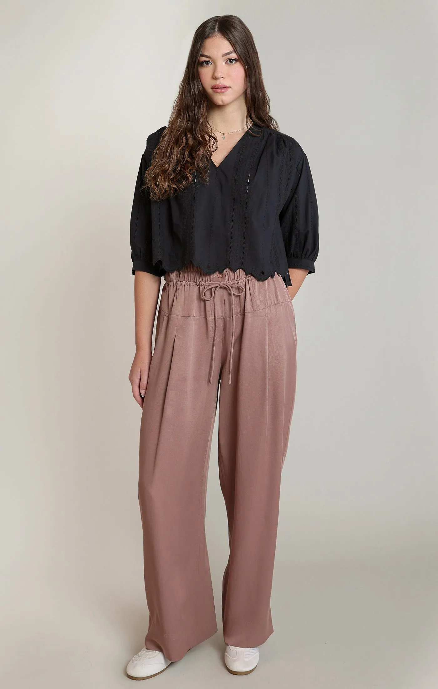 Oversized Pull-On Pants sold by Dex