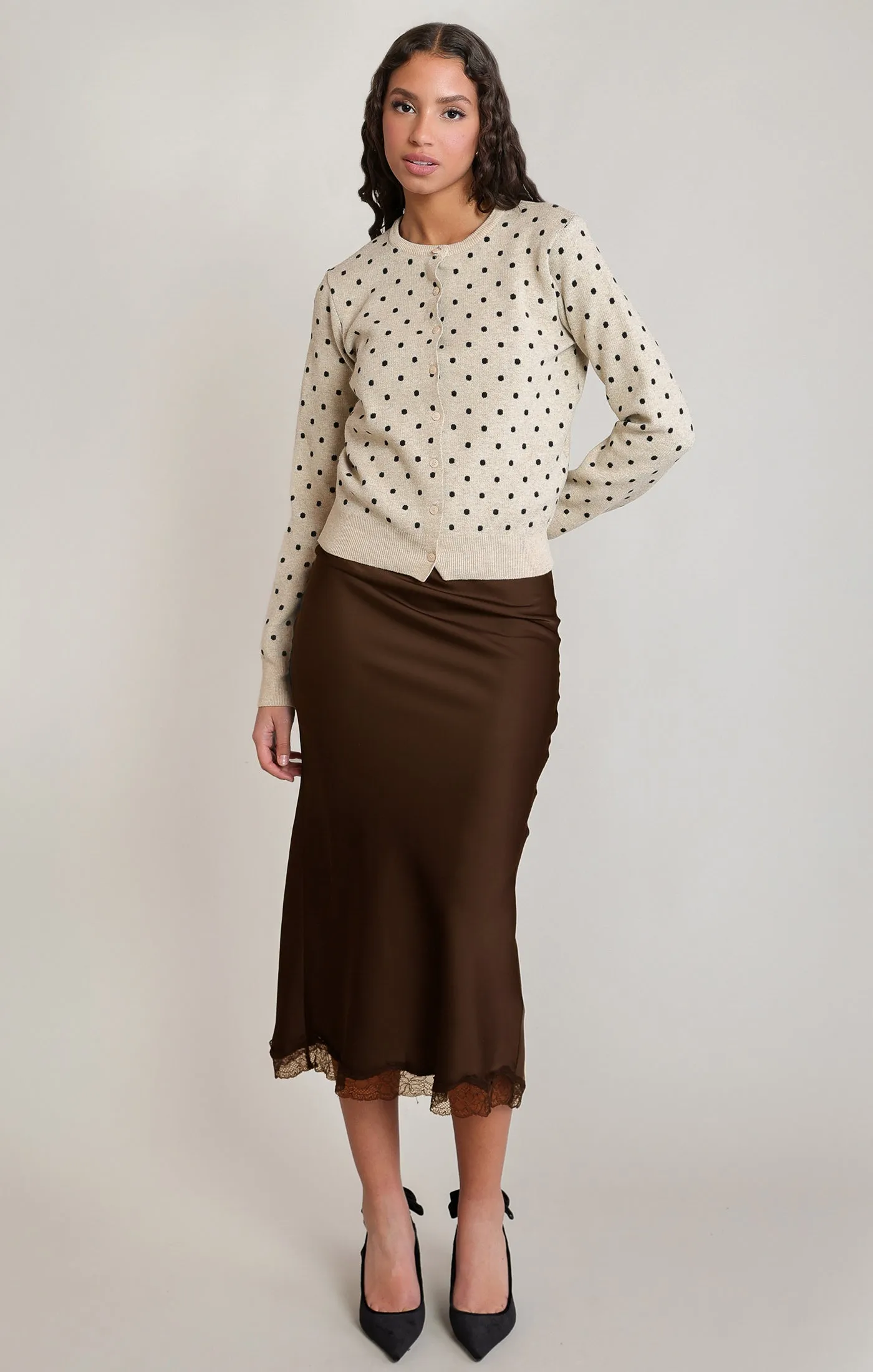 Satin Lace Skirt sold by Dex product image thumbnail 4