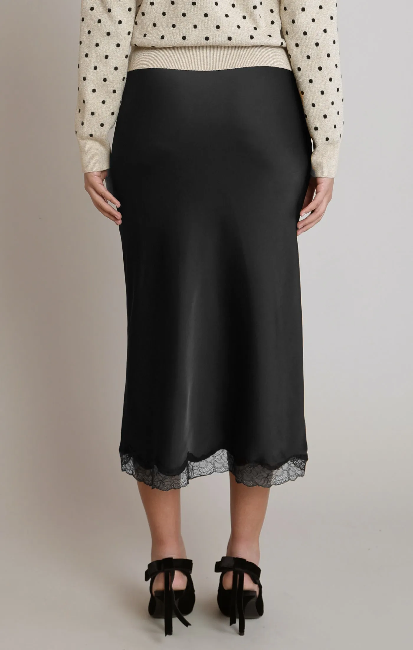 Satin Lace Skirt sold by Dex product image thumbnail 3