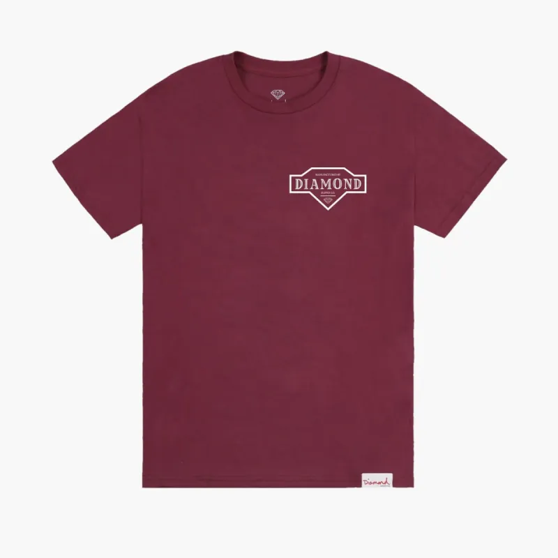 Vintage Tee - BURGUNDY sold by Diamond Supply Co.