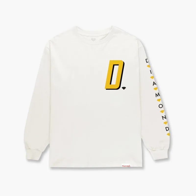 Big Diamond LS Tee - WHITE sold by Diamond Supply Co.