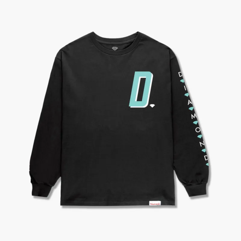 Big Diamond LS Tee - BLACK sold by Diamond Supply Co.