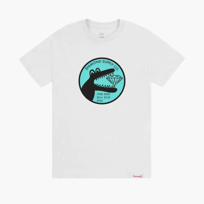 Croc Diamond Tee - WHITE made by Diamond Supply Co.