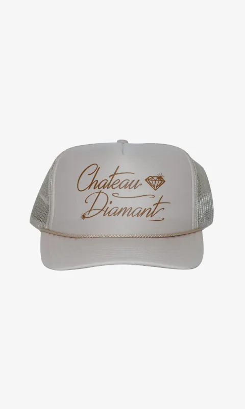 CHATEAU DIAMANT TRUCKER HAT -SAND sold by Diamond Supply Co.