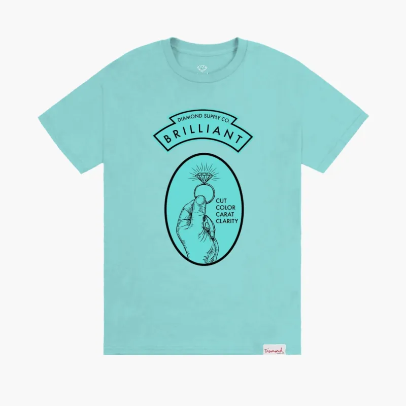 Brilliant Tee - DIAMOND BLUE sold by Diamond Supply Co.