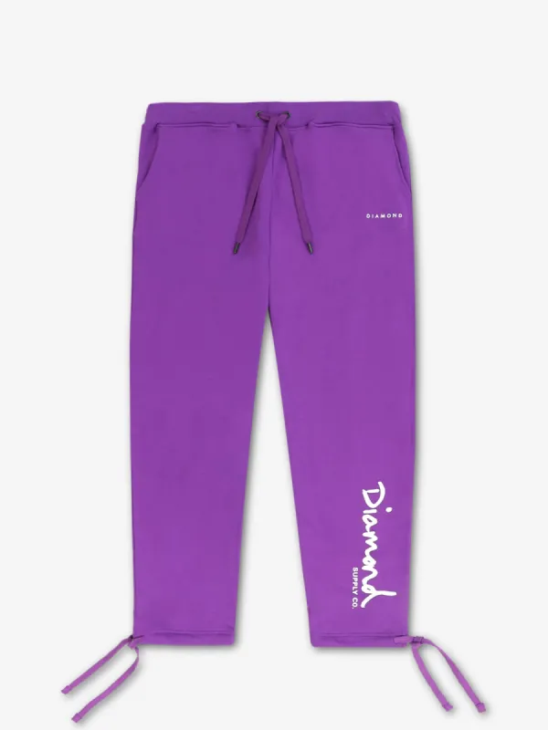 OG SCRIPT SUPER SWEATPANTS - PURPLE sold by Diamond Supply Co.