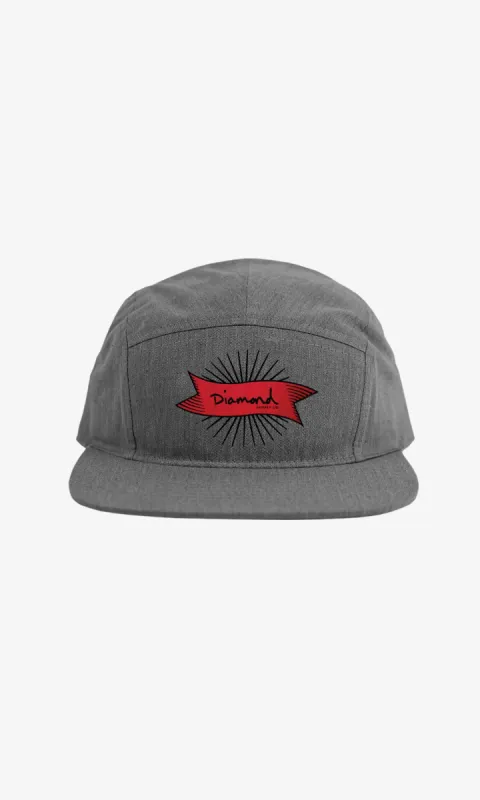 Pennant 5 Panel Heather Grey sold by Diamond Supply Co.