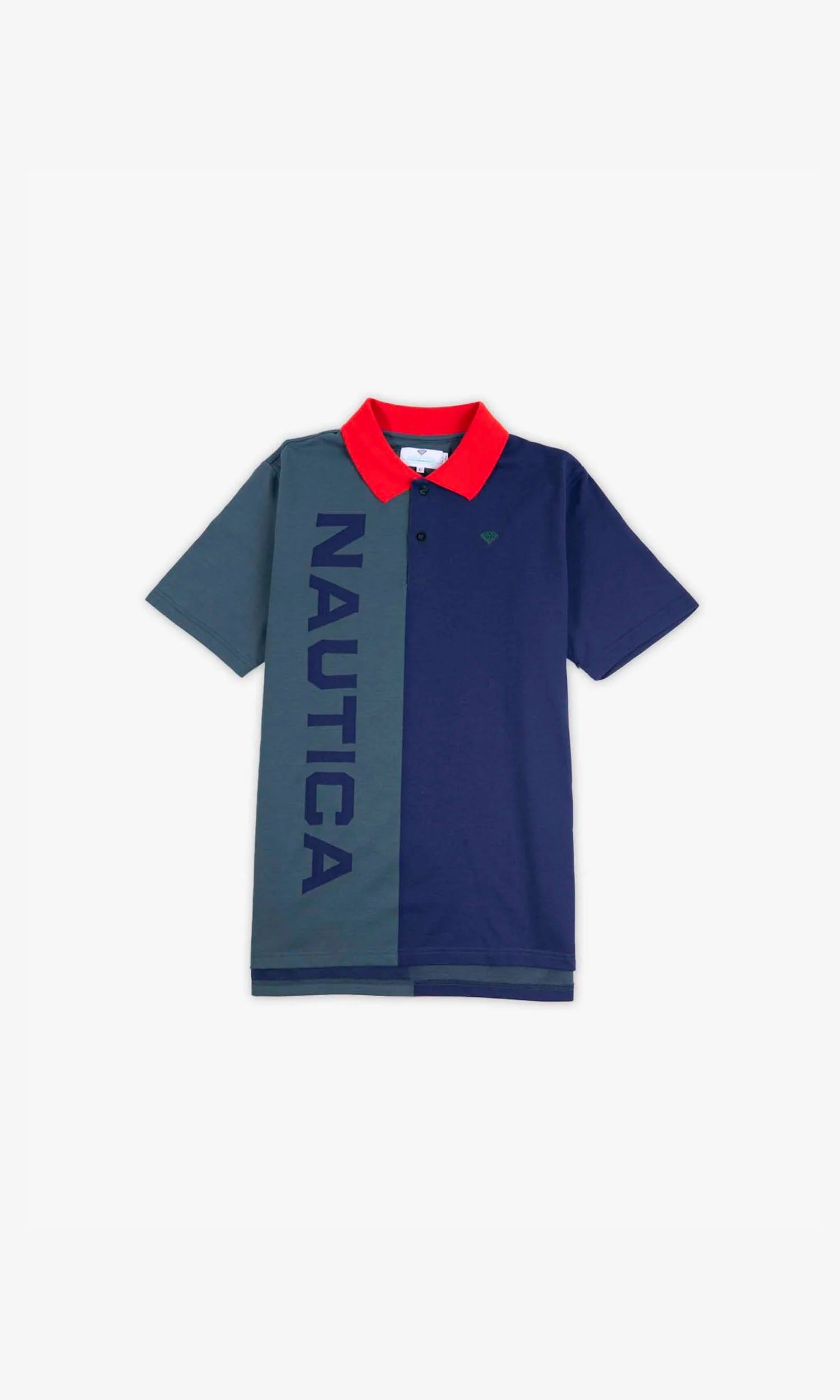 Nautica Polo - Forest Green/ Navy/ Red sold by Diamond Supply Co.