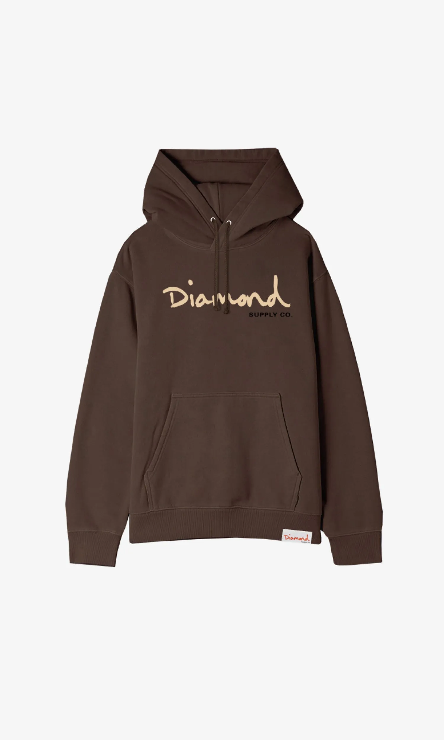 OG SCRIPT HOODIE - BROWN sold by Diamond Supply Co.