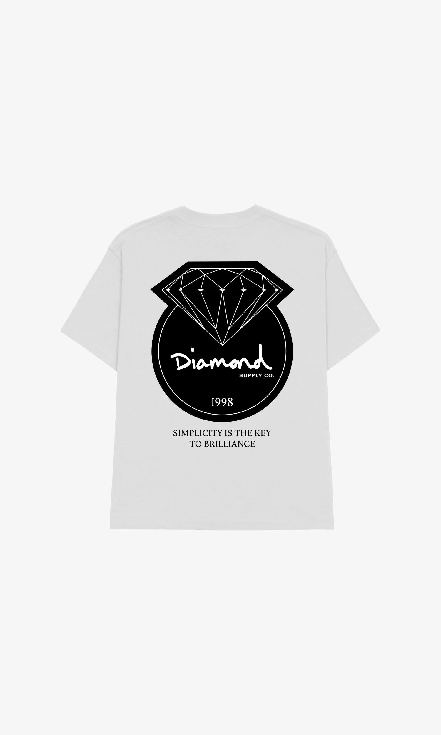 RING TEE - WHITE sold by Diamond Supply Co. product image thumbnail 2