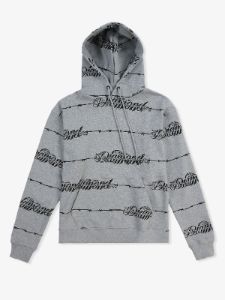 Barbed Wire Hoodie - Heather Grey sold by Diamond Supply Co.