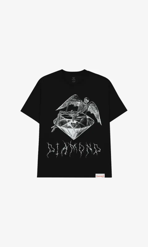 SKULLS & DIAMONDS TEE - BLACK sold by Diamond Supply Co.