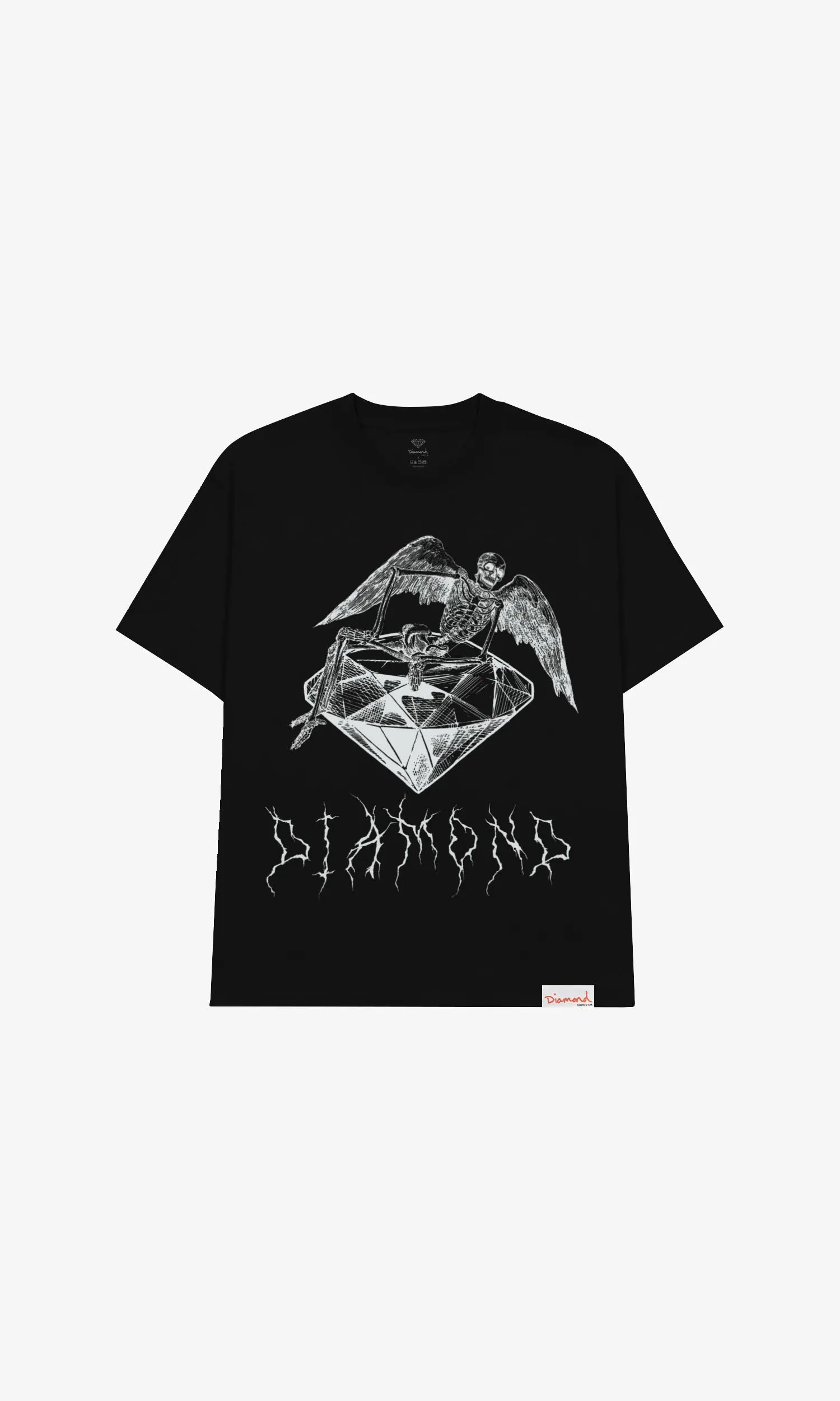 SKULLS & DIAMONDS TEE - BLACK sold by Diamond Supply Co.