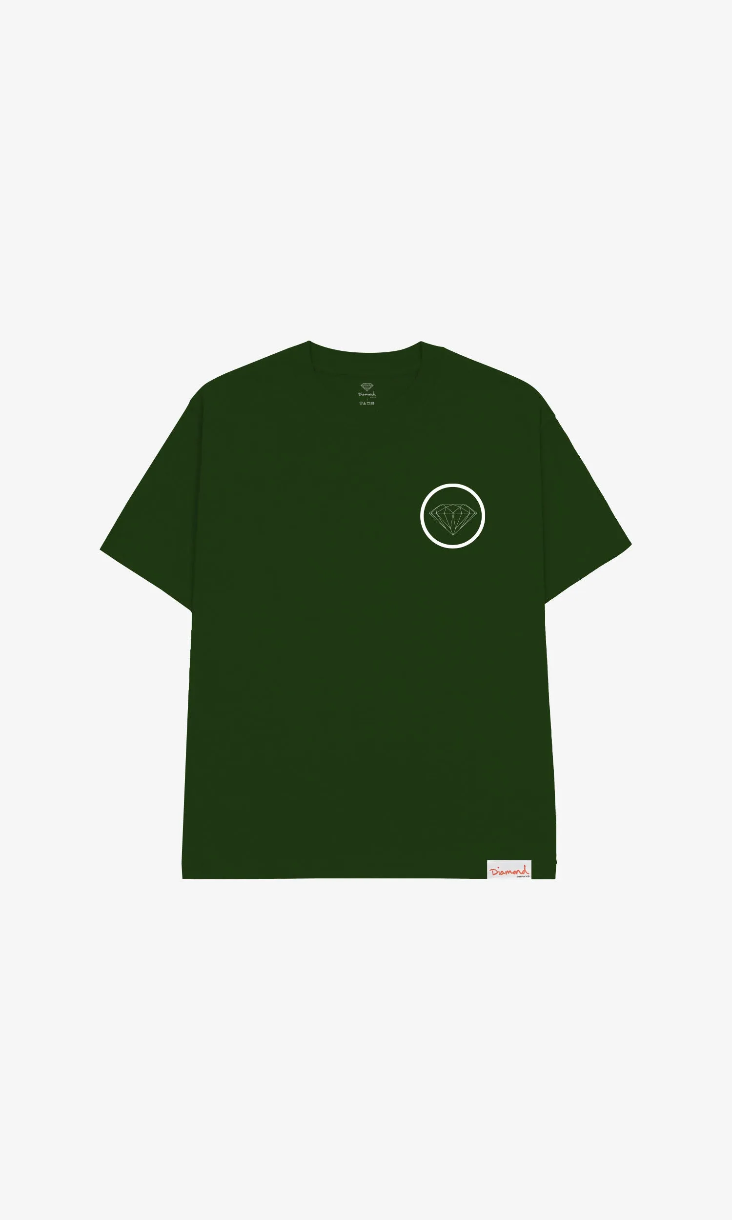 BRILLIANT CIRCLE TEE - FORREST GREEN sold by Diamond Supply Co.
