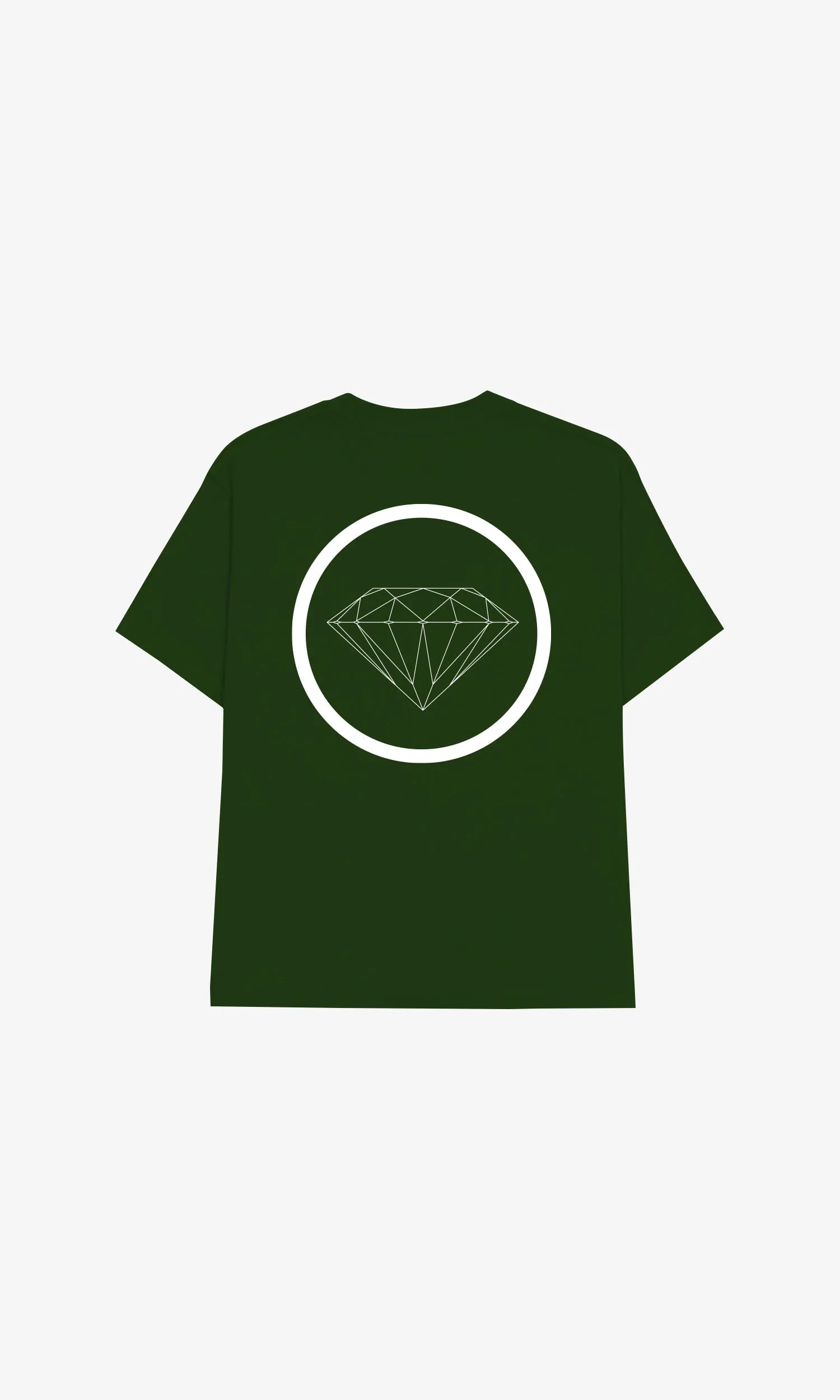 BRILLIANT CIRCLE TEE - FORREST GREEN sold by Diamond Supply Co. product image thumbnail 2