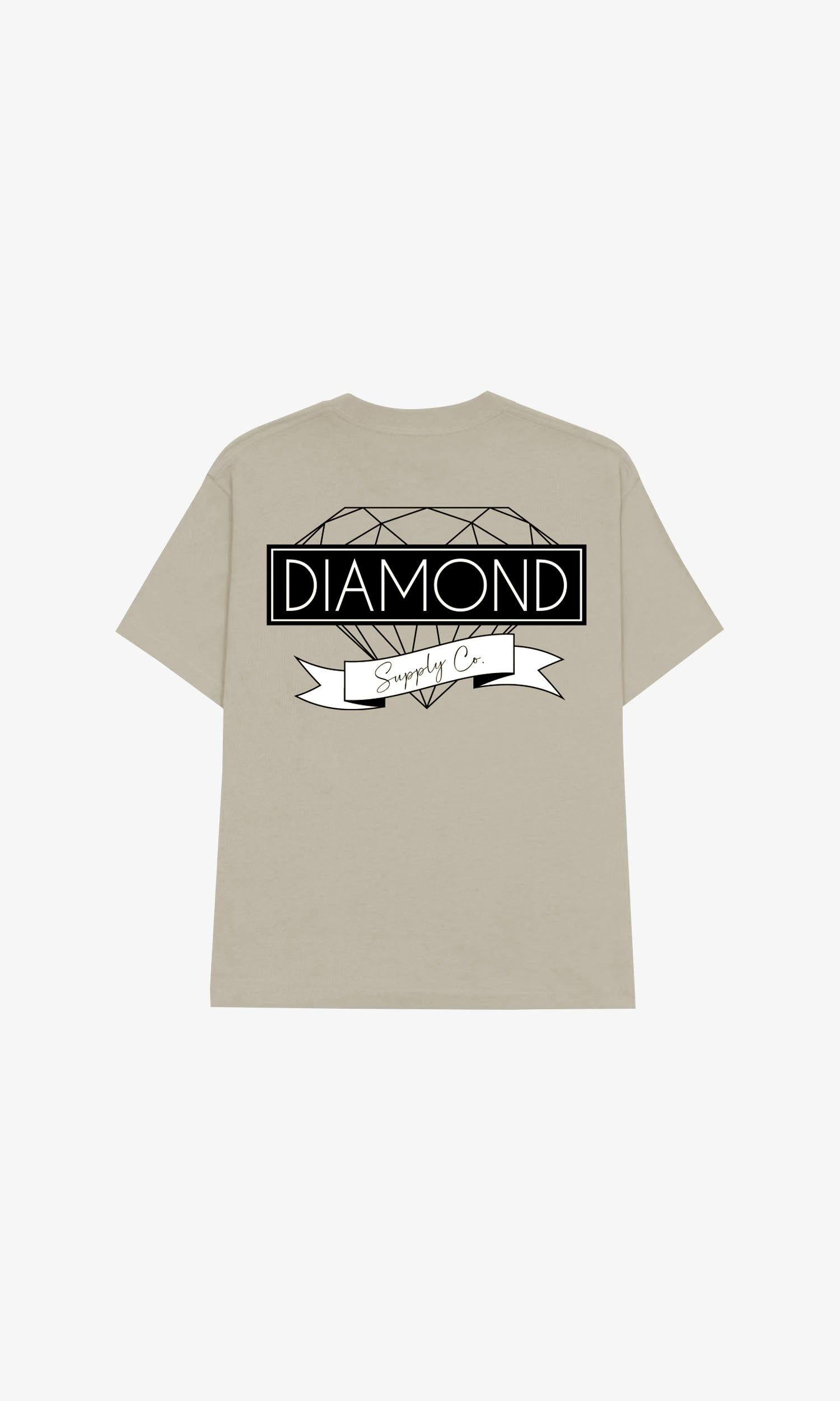 DIAMOND VINTAGE TEE - NATURAL sold by Diamond Supply Co. product image thumbnail 2