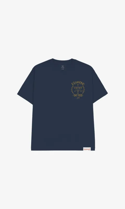 TATTOO TEE - NAVY sold by Diamond Supply Co.