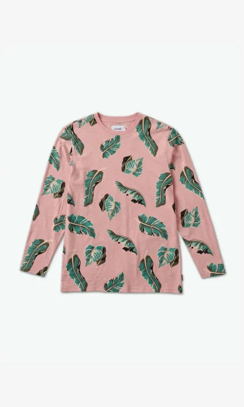 Tropical Paradise Longsleeve Tee - Pink sold by Diamond Supply Co.