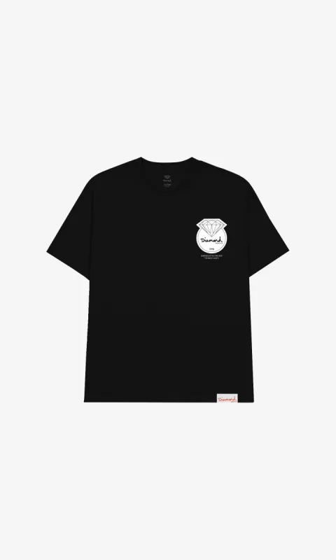 RING TEE - BLACK sold by Diamond Supply Co.