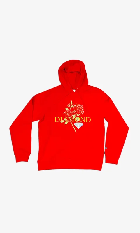 Red Rose Hoodie - Red sold by Diamond Supply Co.