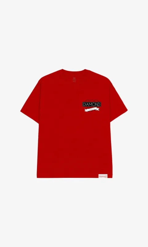 DIAMOND VINTAGE TEE - CARDINAL sold by Diamond Supply Co.