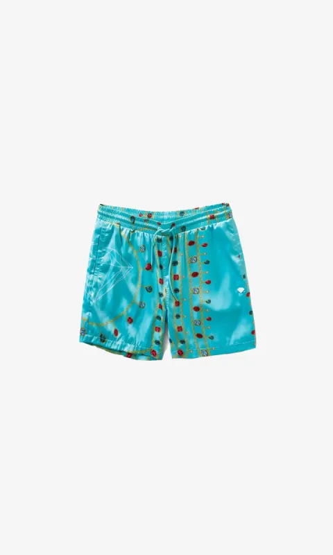Diamond Chain Shorts - Diamond Blue sold by Diamond Supply Co.