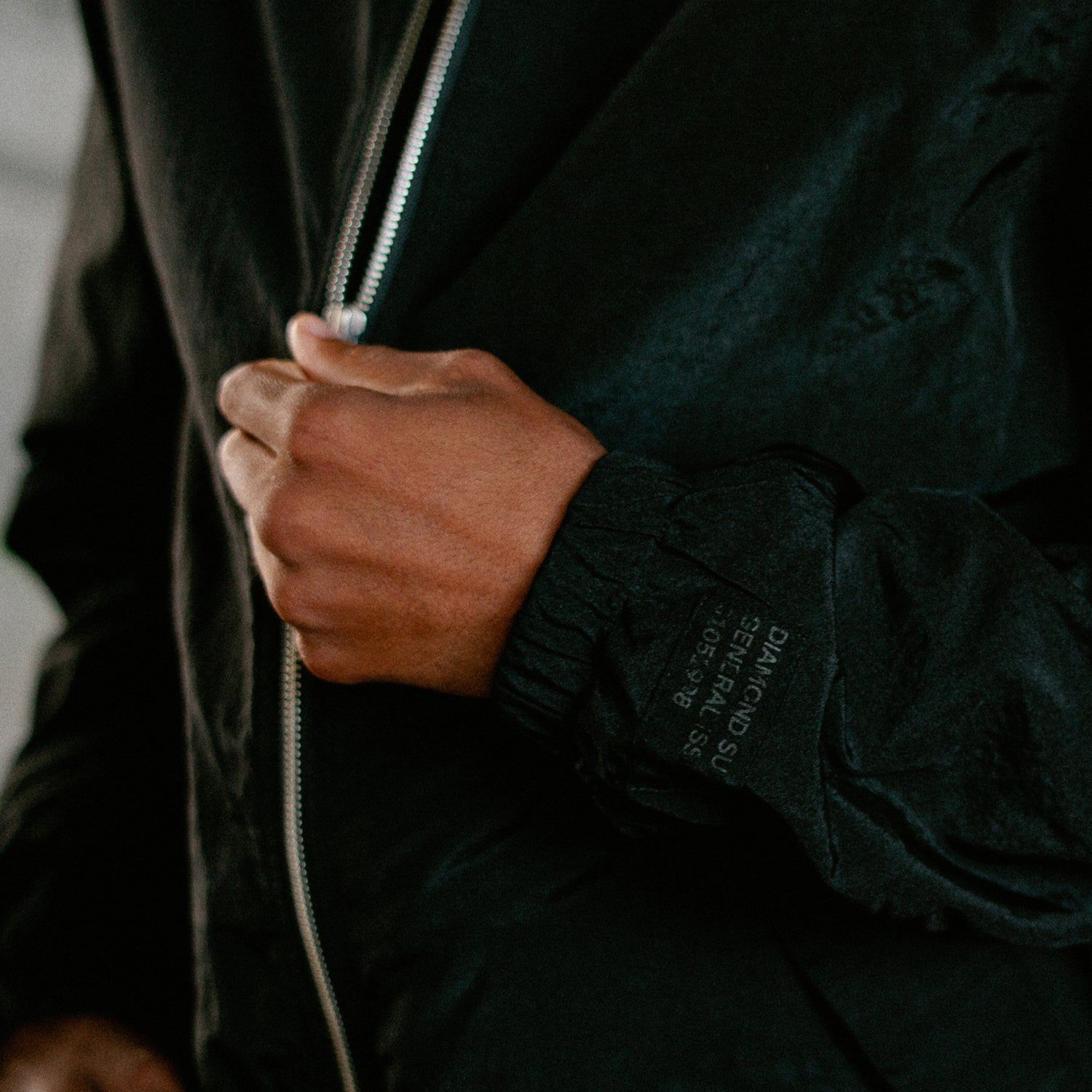 G.I. Nylon Bomber Jacket - Black sold by Diamond Supply Co. product image thumbnail 4