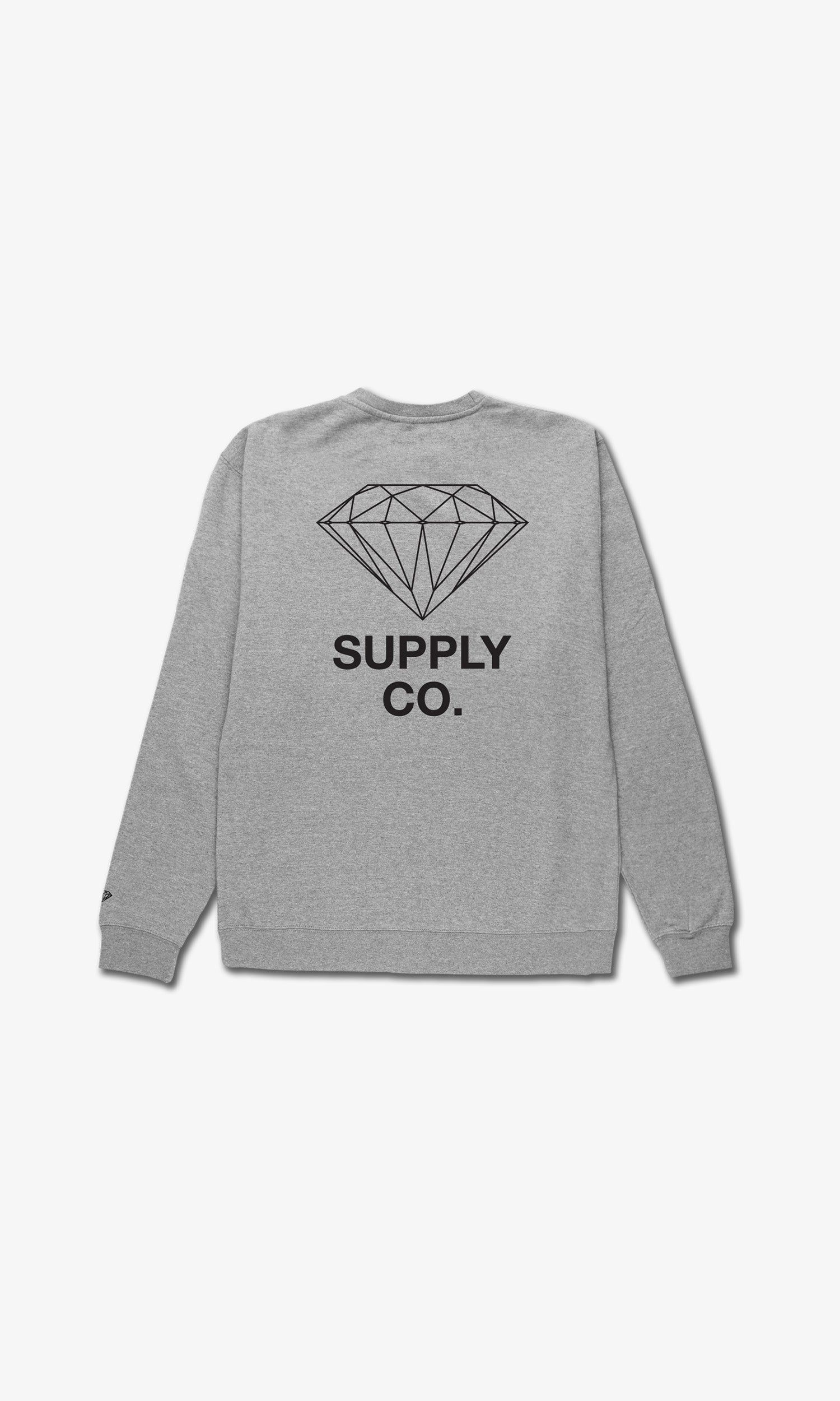 SUPPLY CO. CREWNECK - HEATHER GREY sold by Diamond Supply Co. product image thumbnail 2