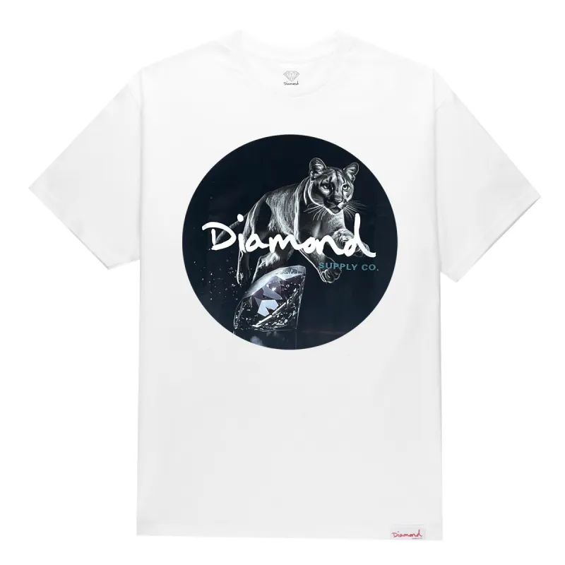 Cat OG Tee - White sold by Diamond Supply Co.