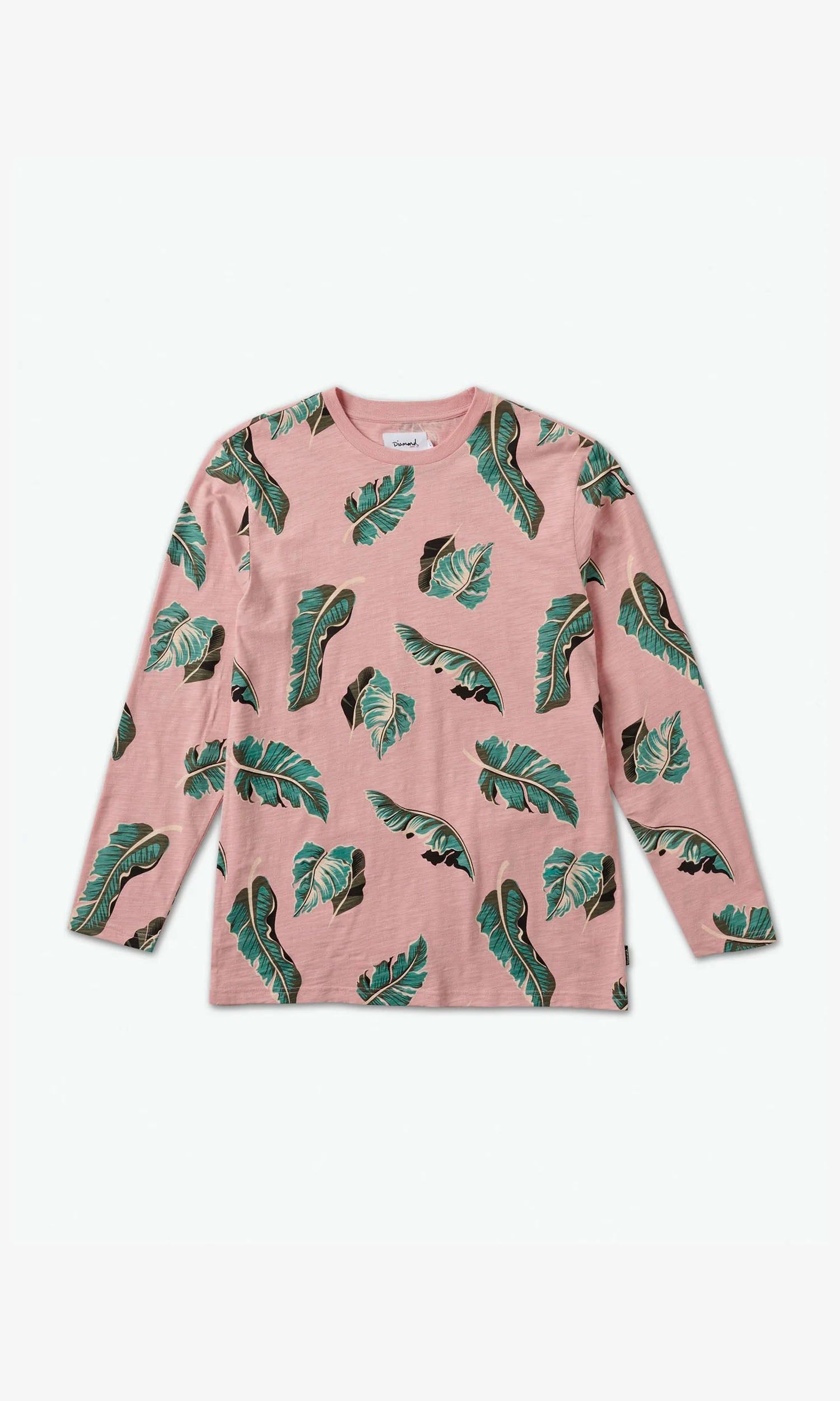 Tropical Paradise Longsleeve Tee - Pink sold by Diamond Supply Co.