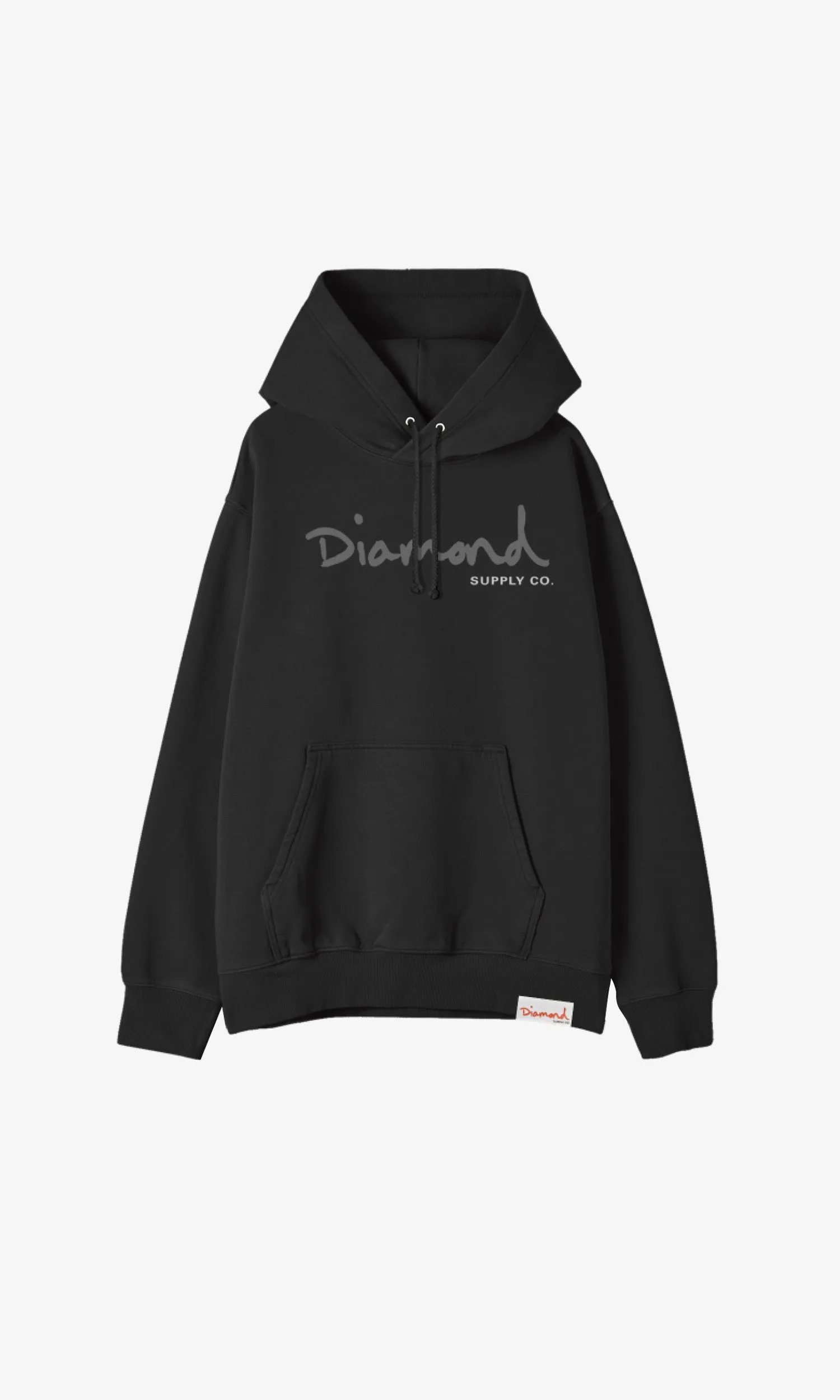 OG SCRIPT HOODIE - BLACK sold by Diamond Supply Co.