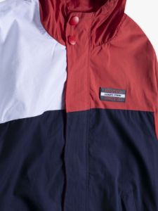 Nautica Nylon Color Block Jacket - Red / Navy sold by Diamond Supply Co.