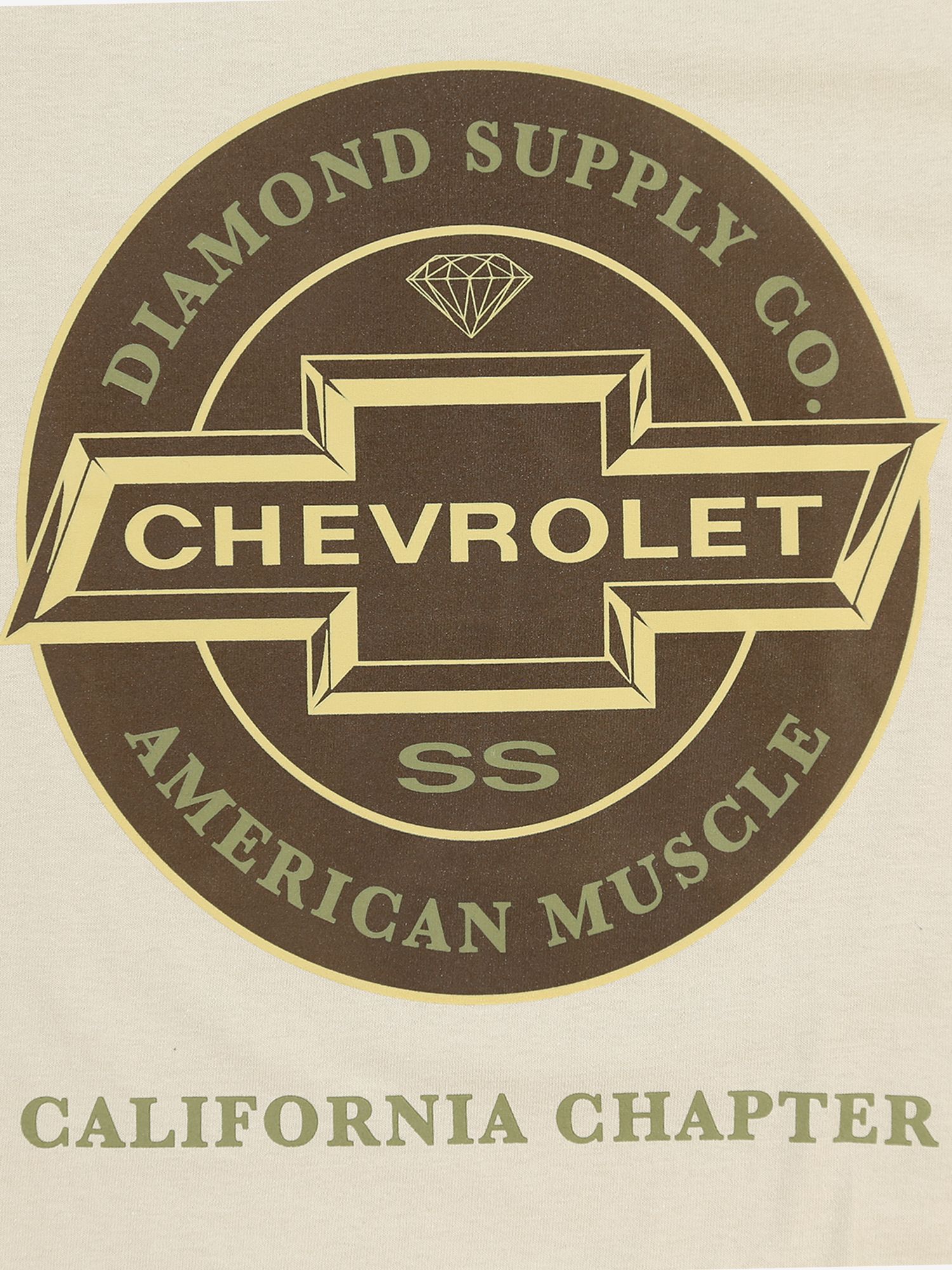 CHEVY CALIFORNIA CHAPTER TEE - SAND sold by Diamond Supply Co. product image thumbnail 3