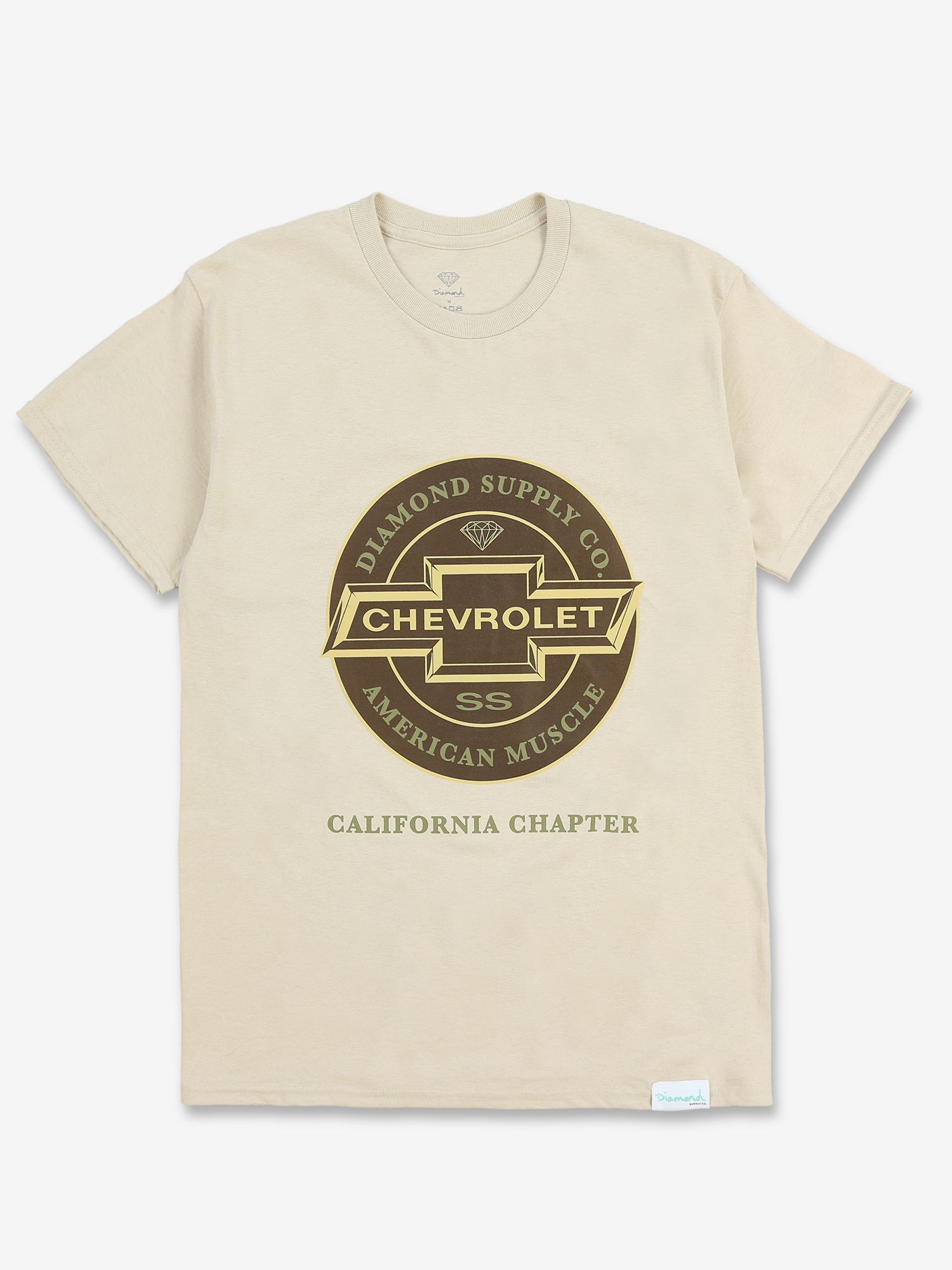 CHEVY CALIFORNIA CHAPTER TEE - SAND sold by Diamond Supply Co.