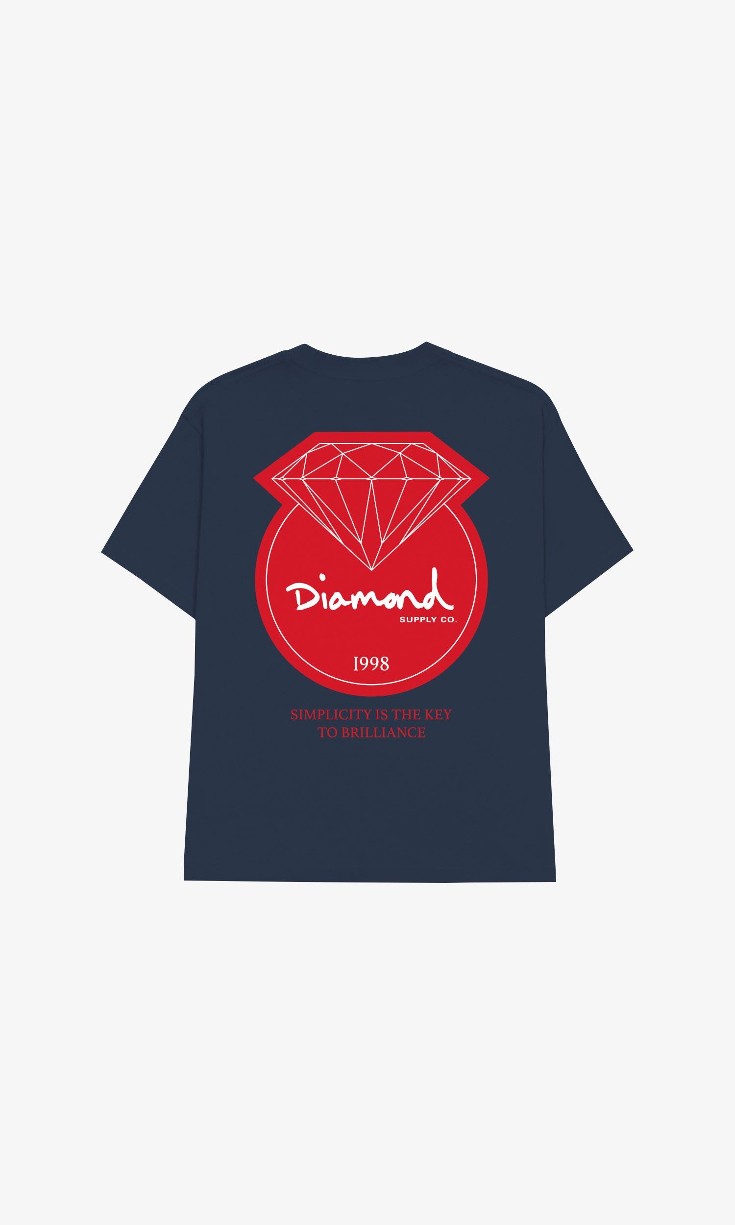RING TEE - NAVY sold by Diamond Supply Co. product image thumbnail 2