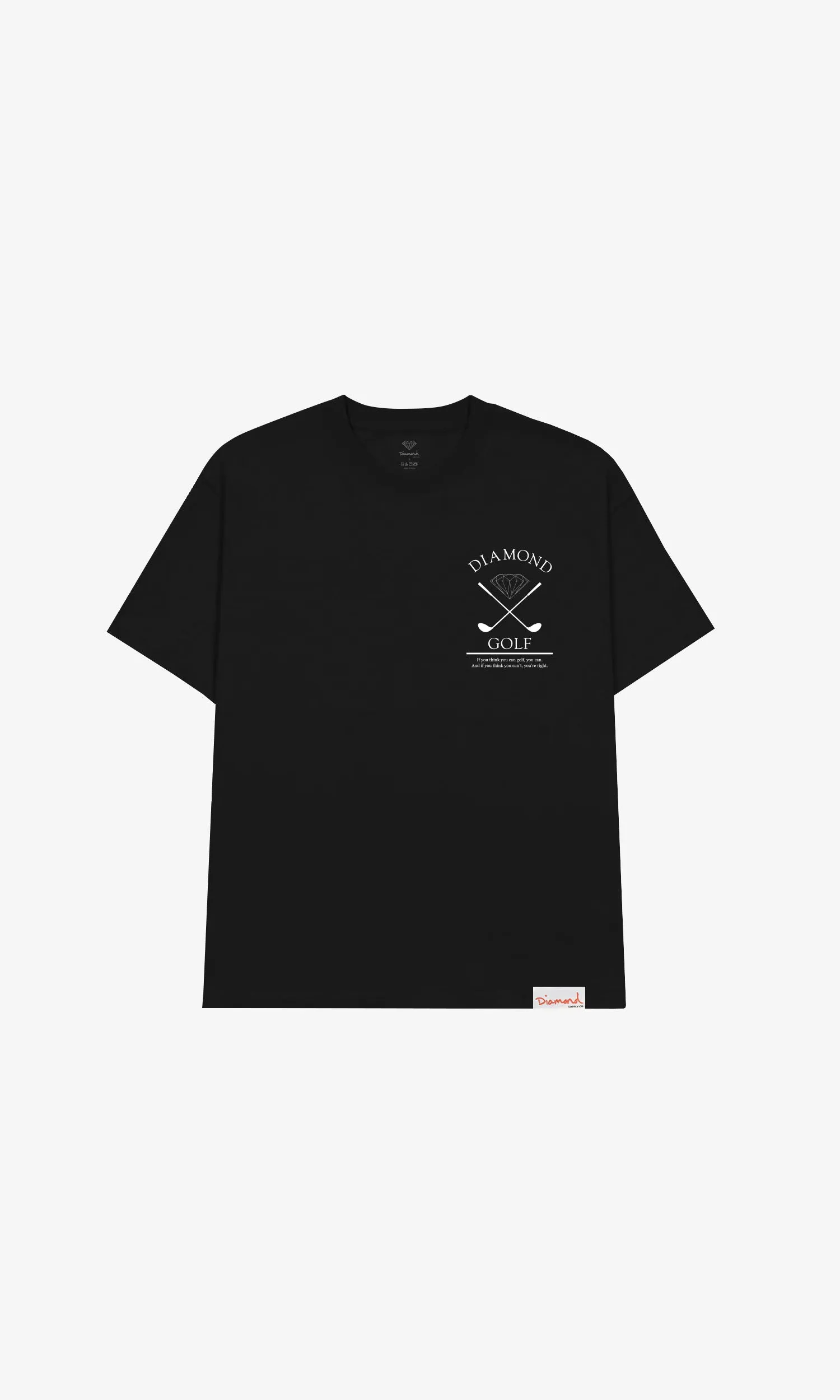 GOLF TEE - BLACK sold by Diamond Supply Co.