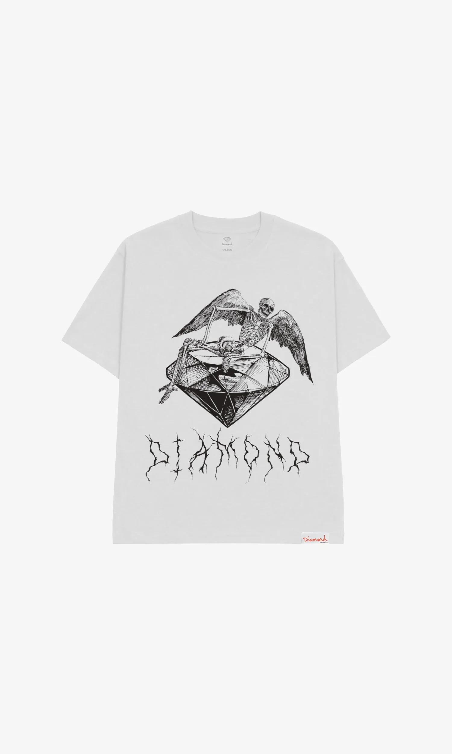 SKULLS & DIAMONDS TEE - WHITE sold by Diamond Supply Co.