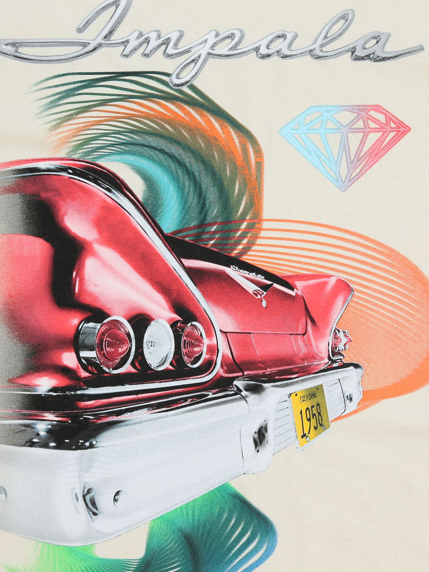 CHEVY IMPALA TEE - NAT sold by Diamond Supply Co. product image thumbnail 3