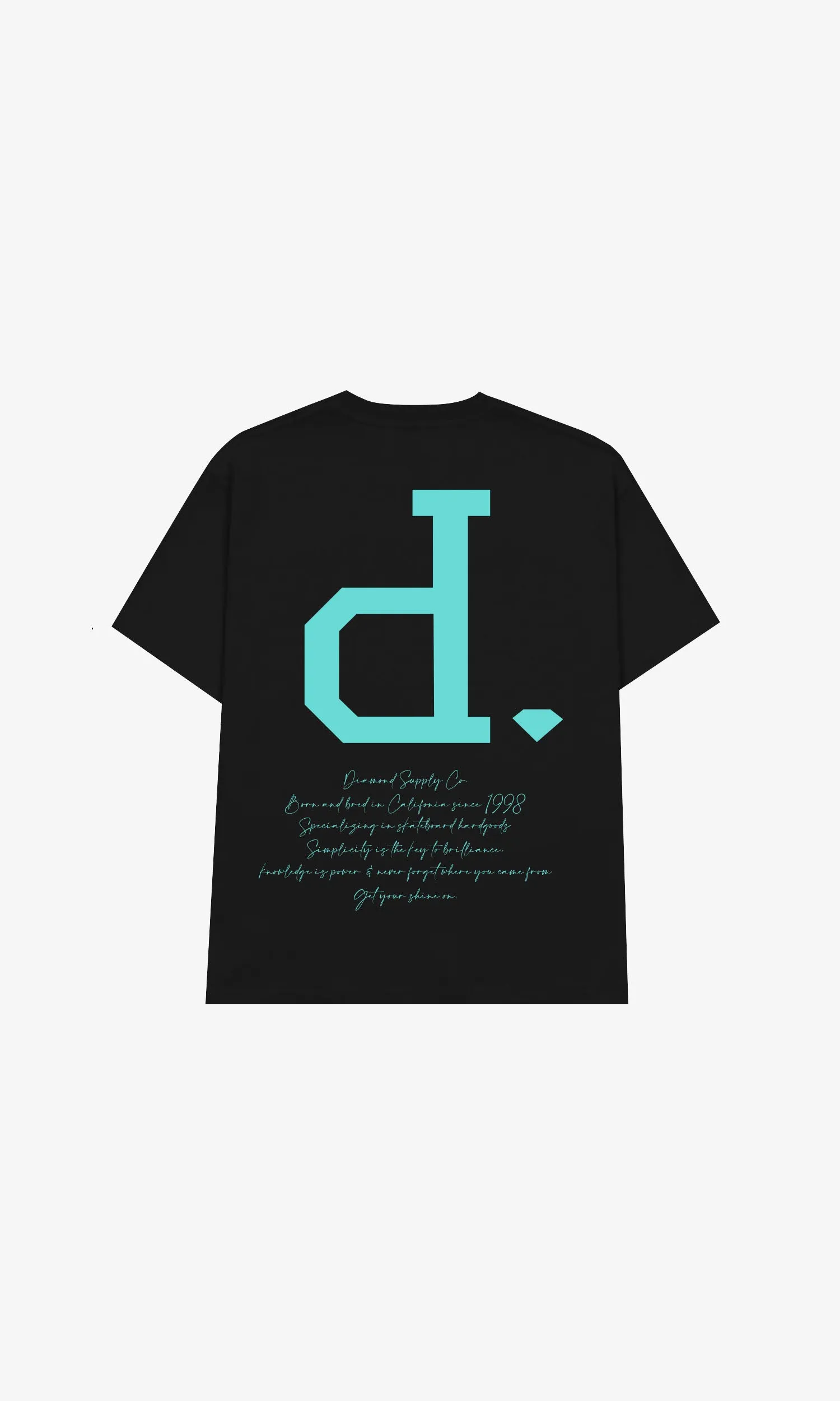 UNPOLO SCRIPT TEE - BLACK sold by Diamond Supply Co. product image thumbnail 2