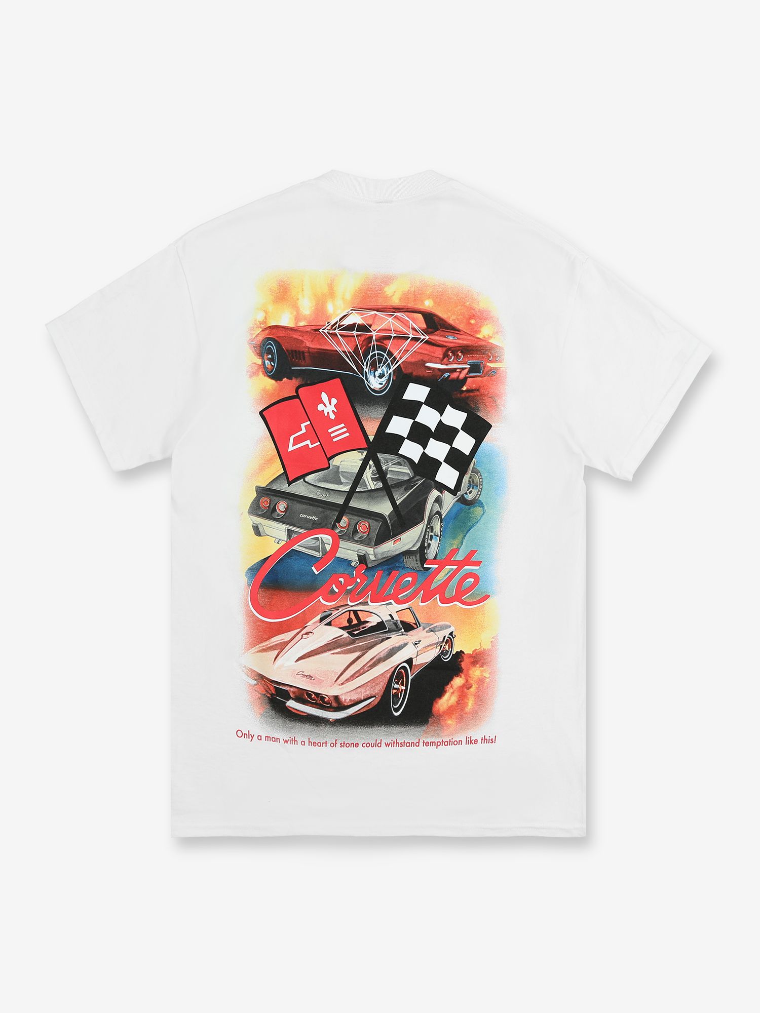 CHEVY CORVETTE TEE - WHT sold by Diamond Supply Co. product image thumbnail 2