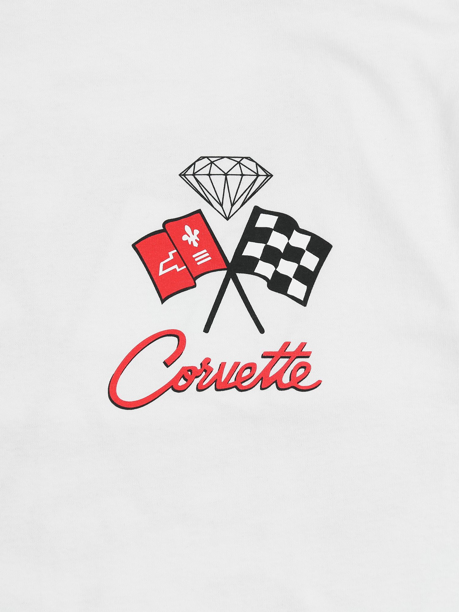 CHEVY CORVETTE TEE - WHT sold by Diamond Supply Co. product image thumbnail 3