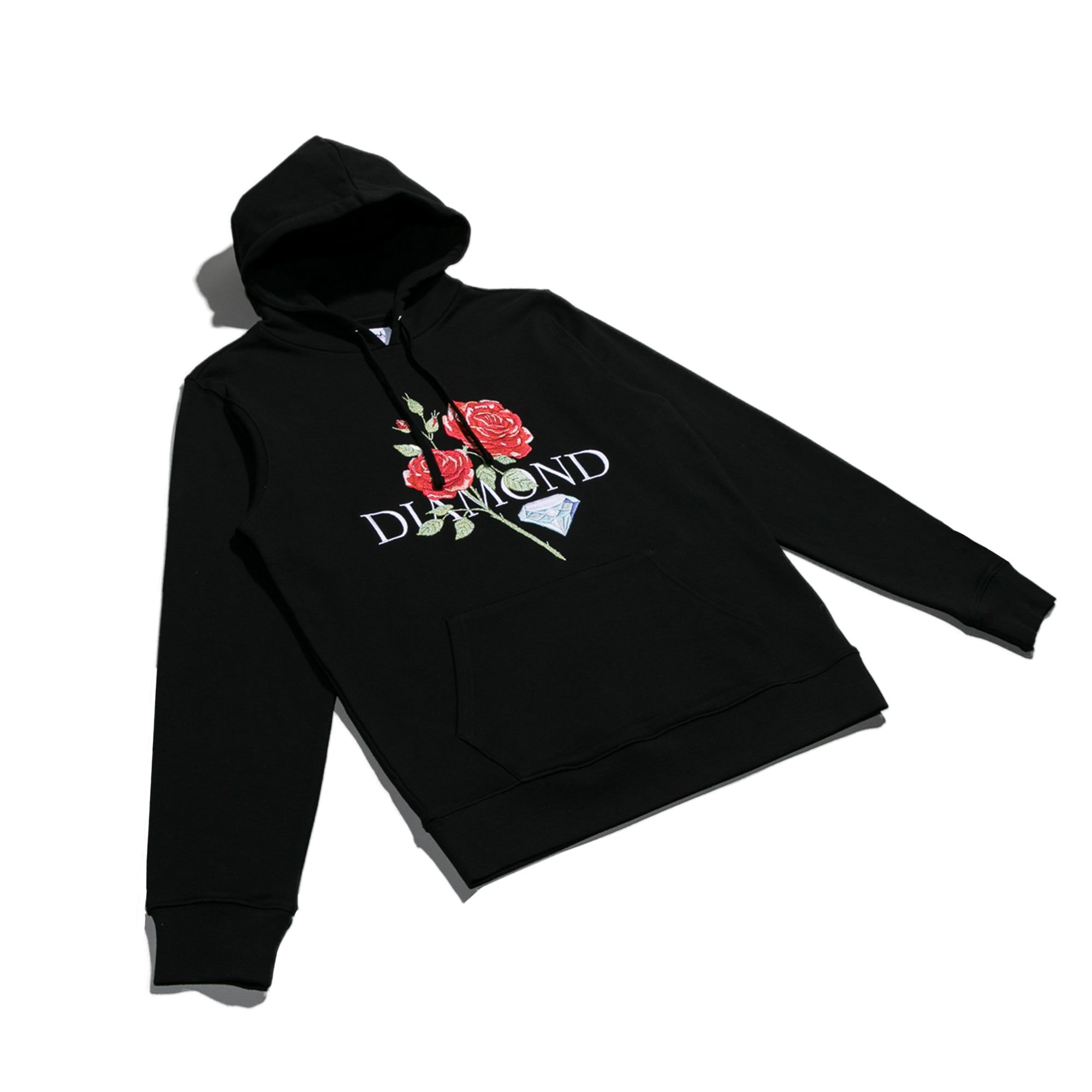 Red Rose Hoodie - Black sold by Diamond Supply Co. product image thumbnail 3